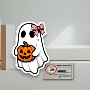 Plaque d'extension de cils carrée à motif floral pour Halloween, en acrylique magnétique, ornée de cristaux et de diamants, écologique et mignonne – Meilleure vente - Product Image 1