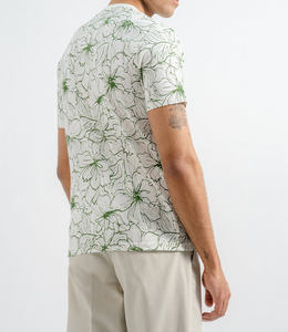 T-shirts unisexes pour hommes en coton 100% tricoté, imprimés sur mesure, formels, écologiques, respirants, vente en gros - Product Image 3