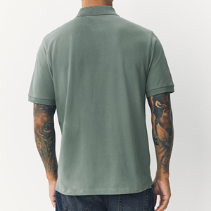 High Quality Men's for Polo <b>Shirts</b> Comfortable Breathable New Design Color Block <b>Half</b> <b>Button</b> Casual Wear Men's Polo <b>Shirts</b> - Product Image 2