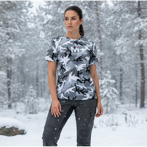 Camiseta de Caza Mossy Oak al por Mayor, Ligera, con Protección UV, Táctica, Transpirable, Camuflaje Forestal, para Senderismo - Product Image 6