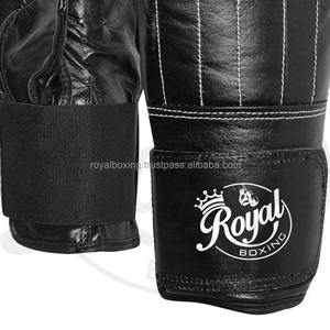 Gants de boxe personnalisés en cuir, professionnels et confortables, avec logo personnalisé, pour l'entraînement au combat et aux arts martiaux - Product Image 2