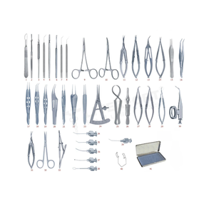 Kit d'extraction manuelle de la cataracte extracapsulaire (ECCE) de haute qualité pour microchirurgie ophtalmique, en acier inoxydable chirurgical - Product Image 1