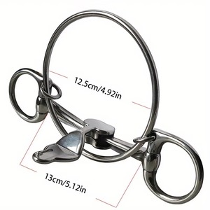 MARCO WEAR New Arrival Equestrian D-Ring Snaffle Horse <b>Bit</b> Professional Horse Riding Accessories Stainless Steel Training <b>Bit</b> - Product Image 6