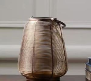 Vintage Metal <b>lantern</b> Home Decoration Handmade Candle Holder Decor Miniature Home Gifts - Product Image 4