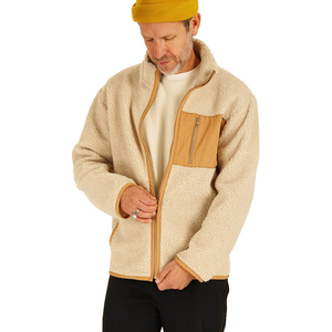Veste polaire homme d'extérieur 330 GSM anti-boulochage chaude respirante entièrement zippée col montant randonnée trekking décontractée OEM personnalisable - Product Image 1