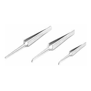 Pinzas de laboratorio Hammacher de acción cruzada para cubiertas de vidrio, rectas o curvas, para microscopia - Product Image 3