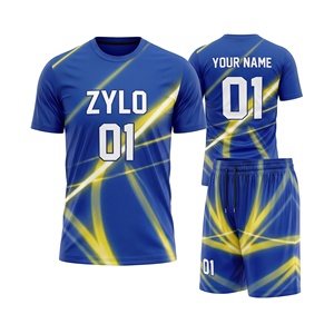 ชุดเสื้อฟุตบอลแบบมีธง 7 คน สำหรับเยาวชน แบบกำหนดเองได้ แขนสั้น ชุดกีฬาแบบรัดรูป - Product Image 5