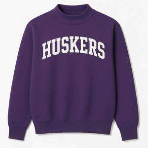 Sudadera de Forro Polar con Cuello Redondo Hoosiers para Hombre, Corte Regular, Tejido de Poliéster, Estilo Gótico, Sólida, Antiarrugas, 300g, Ropa de Invierno - Product Image 6