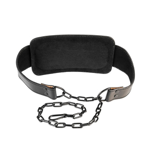 New Product Cow Hide Dip <b>Belt</b> for Powerlifting and Fitness Gym Training Buckle and Chain Leather Weight Lifting <b>Belt</b> - Product Image 3