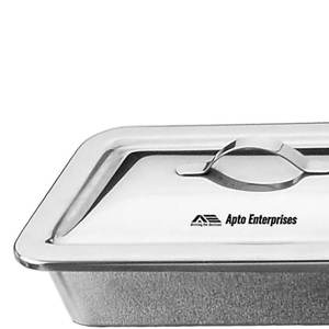 Bandeja de Instrumentos de Acero Inoxidable Quirúrgico de 8.5 x 3 x 1.5 Pulgadas, Fácil de Limpiar, Bandeja Metálica Médica para Equipo de Microcirugía - Product Image 3