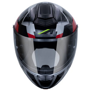 หมวกกันน็อคแบบเปิดคาง KALIMA รุ่น Gloss Silver Black ABS ซีรีส์ RT6 ใหม่ - Product Image 2