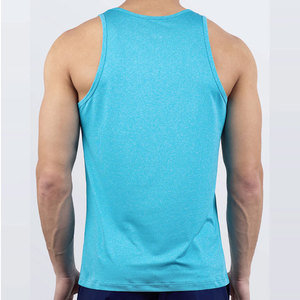 Camiseta sin mangas para hombre, cuello redondo, de secado rápido, transpirable, para gimnasio, estilo cropped, novedad, moda, corte holgado, lisa, superventas, ideal para verano - Product Image 2