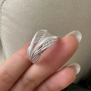 Anillo de Plata de Ley S925, Estilo Coreano, Diseño de Líneas Minimalistas, Anillo Retro Simple, Joyería de Plata - Product Image 2