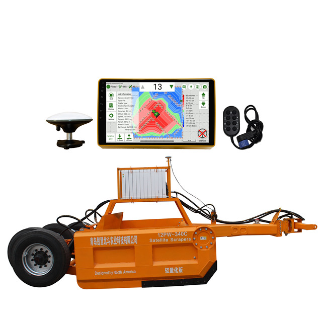 Satellite Scraper for Agricultural Land Moving Scraper GNSS Land Leveling System