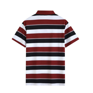 เสื้อโปโลแขนสั้นทรงเข้ารูปสำหรับผู้ชาย ผ้าเนื้อนุ่มพรีเมียม สวมใส่สบาย - Product Image 3