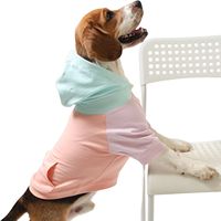 Vêtements pour animaux de compagnie en molleton léger 100% coton, confortables, chauds, sweat à capuche pour chien, vente en gros, gilet d'hiver pour chien, chemise