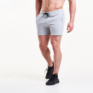 กางเกงขาสั้นผ้าฟลีซผู้ชายสำหรับฤดูร้อน ทนทาน ซับเหงื่อได้ดี 100%  ผ้าฝ้าย  ลายเรียบ  ย้อมสีพื้น  แบบสั่งทำพิเศษ - Product Image 2