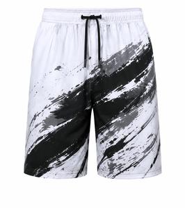 Nouveaux shorts décontractés athlétiques respirants en polyester pour hommes 2026 – Short de bain d'été de haute qualité avec cordon de serrage et motif uni - Product Image 1