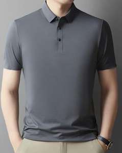 Polo de golf personnalisé en coton et polyester, tissu sergé, pour hommes et femmes, collection été 2025, vente en gros - Product Image 5