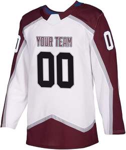 เสื้อฮอกกี้น้ำแข็งแบบมืออาชีพคุณภาพสูงสั่งทำพิเศษขายส่ง ชุดยูนิฟอร์มฮอกกี้น้ำแข็งแคนาดาแบบตาข่าย - Product Image 2