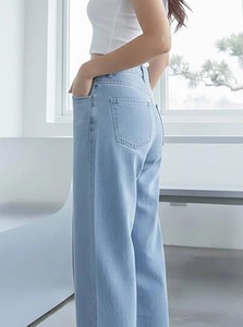 Women's <b>Boot</b> Cut Cotton Denim Jeans Casual Cute Everyday Youth Fashion Simple Vintage Design - Product Image 4