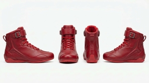 Chaussures de moto antidérapantes et protectrices, hauteur cheville, durables, pour homme, en cuir véritable, bottes de moto, OEM ODM pour homme - Product Image 5