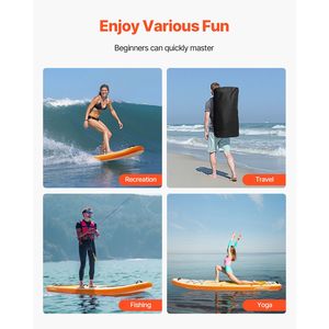 Tabla de Paddle Surf Inflable Ultraligera de EVA de 11.6 Pies x 35 Pulgadas x 6 Pulgadas de Ancho con Todos los Accesorios y Bomba Incluida para Surf - Product Image 6