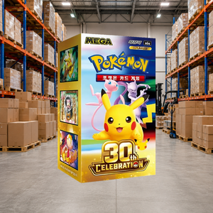 Caja de Sobres de Cartas Coleccionables de Pokémon M6a 30th Anniversary (Edición Coreana) para Tiendas de Juguetes y Artículos de Colección - Product Image 4