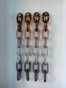 Handmade Resin Chain Wall Decor Link Chain Wall Hanging Fashion Home Decoration Wedding Gift - Product Image 1