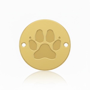 Debossed Zinc Alloy personalized metal <b>tags</b> for bags in 3D Embossed Logo <b>Name</b> - Product Image 5