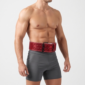 Weightlifting <b>Glitter</b> Prong Belts Premium Adjustable Lifting 13MM Belt Gym Workout <b>Trainer</b> <b>Glitter</b> Belts - Product Image 4