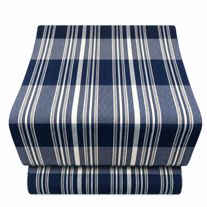 Tissu de bâche tissé à rayures en nylon 100 % recyclé durable, poids moyen, pour sacs - Product Image 1