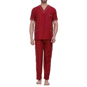 Men's New Fashionable Nurse Uniform <b>Sets</b> Polyester Spandex Material Hospital Medical Scrubs for <b>Doctors</b> Fine Raw Materials - Product Image 1