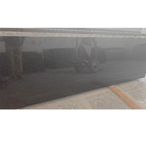 Losa de granito negro Galaxy indio de primera calidad, pulida, piedra natural para encimeras y pisos, granito negro de la India - Product Image 2