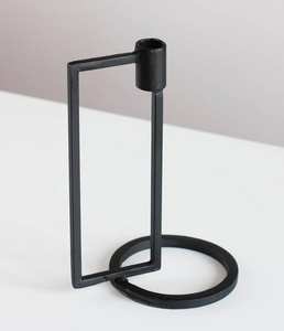 Portavelas de Hierro de Estilo Rústico, Diseñado para Hogares Acogedores y Decoración de Interiores de Estilo Campestre - Product Image 2