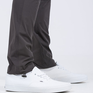 Pantalon cargo en toile pour homme 100% coton écologique léger style vintage taille mi-haute safari séchage rapide respirant couleur unie - Product Image 3