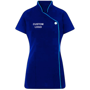 Conjunto de Uniformes Médicos de Alta Calidad para Mujer, Elásticos en 4 Direcciones, Antiarrugas, para Enfermería, Spa, Salón de Belleza, con Logotipo Personalizado - Product Image 1