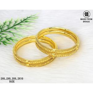 ขายส่งผู้หญิงดูไบทองกําไลข้อมือทองเหลืองเครื่องประดับแฟชั่น 24 พันทองที่เต็มไปด้วยสร้อยข้อมือและกําไลข้อมือขายร้อนดูไบคํา 18 พัน 22 พันเต็ม - Product Image 4