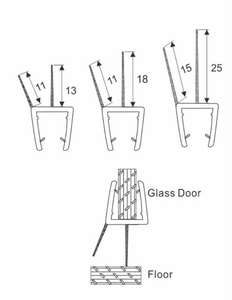 Bande d'étanchéité transparente pour <span class=keywords><strong>bas</strong></span> <span class=keywords><strong>de</strong></span> porte <span class=keywords><strong>de</strong></span> <span class=keywords><strong>douche</strong></span>, <span class=keywords><strong>joint</strong></span> d'étanchéité pour parois <span class=keywords><strong>de</strong></span> <span class=keywords><strong>douche</strong></span> et portes, pour le Royaume-Uni - Product Image 4