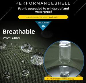 Veste polaire multifonctionnelle pour homme de haute qualité, coupe-vent, respirante, chaude, fermeture éclair longue, pour l'extérieur - Product Image 5