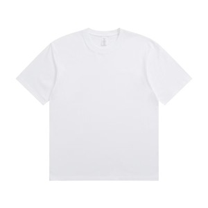 Camiseta Casual Oversize de Manga Corta con Cuello Redondo, Personalizada con Logotipo Impreso en Serigrafía, Tejido de Algodón/Bambú de 260g - Product Image 5