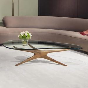 Muebles HEC, mesa de centro esculpida de lujo, mesa de mediados de siglo para muebles de sala de estar y muebles de Club - Product Image 5