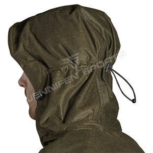 Nouvelle veste personnalisée pour homme, coupe-vent, multi-poches, en polaire, zippée, pour la chasse - Product Image 5