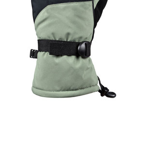 Guantes de Esquí Unisex de Dedo Completo, Impermeables, de Poliéster, con Aislamiento Térmico, para Actividades al Aire Libre en Invierno, Verde y Negro - Product Image 5