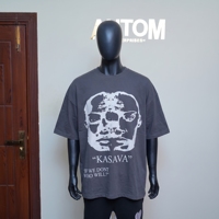 Fabricant de vêtements en gros, t-shirts pour hommes personnalisés en coton/fibre de bambou 220g, respirants, écologiques, à épaules tombantes