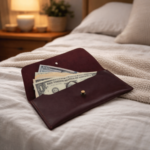 Nouveau Portefeuille Porte-Billets en Cuir Véritable Tendance 2024 |   Pochette de soirée au design moderne pour hommes et femmes, personnalisation OEM DIY - Product Image 1