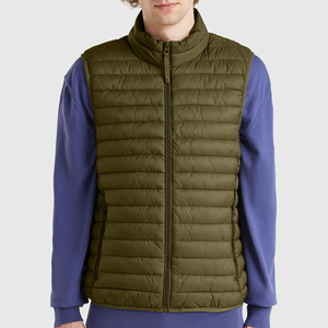 CHALASA SPORTS Wholesale <b>Men's</b> Spring Woolen Formal Puffer Vest Breathable <b>Warm</b> Sleeveless Outdoor Workwear Padded <b>Jacket</b> Casual - Product Image 1