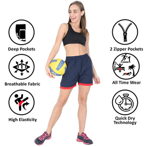 Shorts Deportivos Personalizados para Mujer, Sin Costuras, para Gimnasio y Pilates, Cintura Alta, Efecto Levanta Glúteos, Transpirables, que Absorben la Humedad, Tallas Grandes, Impresión ODM - Product Image 4