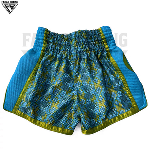 Vêtements de combat de kick-boxing imprimés, vêtements d'arts martiaux 100% polyester, shorts de Muay Thai confortables sublimés - Product Image 6