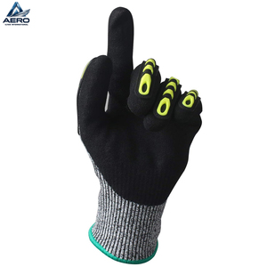 Gants de sécurité résistants aux chocs, avec protection des jointures en TPR et grip antidérapant, résistants aux coupures, pour travaux industriels - Product Image 5
